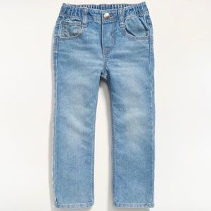OLD NAVY · TODDLER BOYS' LIGHT WASH STRAIGHT PULL-ON JEANS - 4T